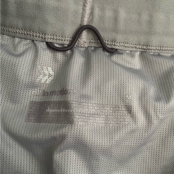 All In Motion Grey Pull on Drawstring Athletic Shorts Size Medium - Picture 3 of 3